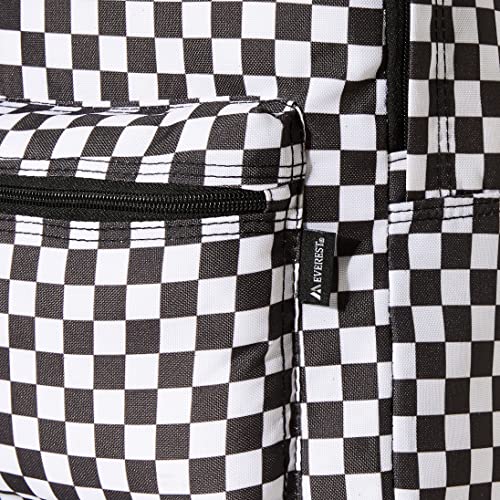 Everest Luggage Multi Pattern Backpack, Checkered, Medium