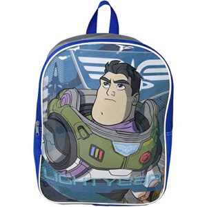 BUDDY N BUDDIES Lightyear Rectangle Lunch Bag, and Buzz Lightyear 15 Backpack with Plain Front