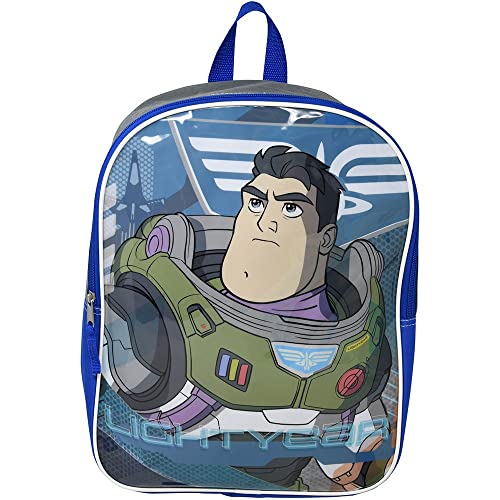 BUDDY N BUDDIES Lightyear Rectangle Lunch Bag, and Buzz Lightyear 15 Backpack with Plain Front