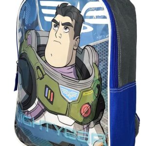 BUDDY N BUDDIES Lightyear Rectangle Lunch Bag, and Buzz Lightyear 15 Backpack with Plain Front