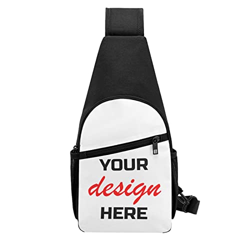 Custom Sling Bag Custom Bags Crossbody Bags Chest Bag For Men Women Personalized Shoulder Backpack Customize Travel Bag Hiking Daypacks Sling Backpack Crossbody Daypack Casual Backpack