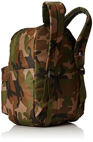 Everest Classic Woodland Camo Backpack, Camouflage, One Size