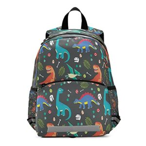 senya kids backpack dinosaur pattern colorful kindergarten school bag for toddler girls boys