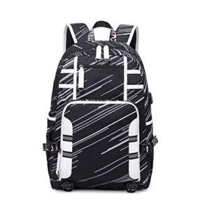 middle-high school backpacks for teens boys mens with usb charger, capacity boys elementary bookbags laptop backpacks, water-resistant travel rucksacks