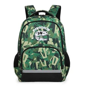teecho girl fashion water-resistant school bag women casual backpack dinosaur