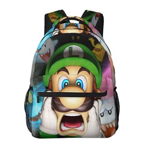 pinttyone game horror adjustable laptop backpack school student book bag satchel rucksack shoulders daypack