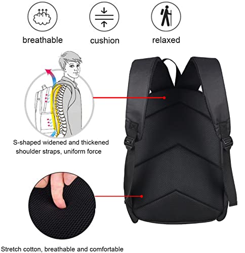 Teen Backpacks Game Backpack 3d Printed Anime Bag Large Capacity Travel Daypack 1