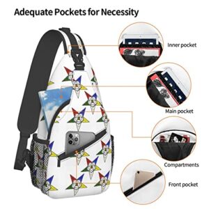 Stars Eastern Stars Bag Crossbody Backpack For Women Men Chest Bag Hiking Bag For Camping Biking Travel Cycling Diagonally Bag