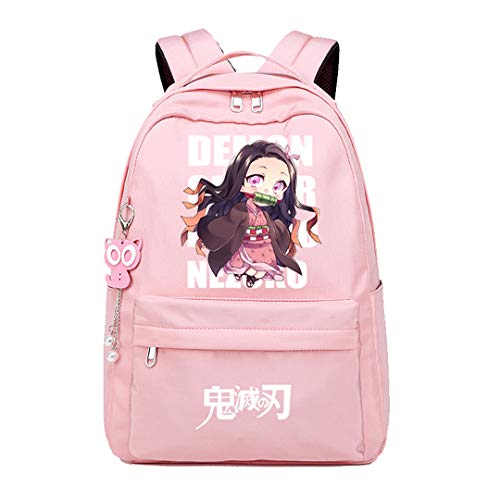 GO2COSY Anime Demon Slayer Kimetsu no Yaiba Backpack Daypack Student Bag School Bag Bookbag