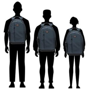 Dickies Laptop Backpack, Water Resistant College Computer Bag For School, Fits 15.6 Inch Notebook (Airforce Blue)