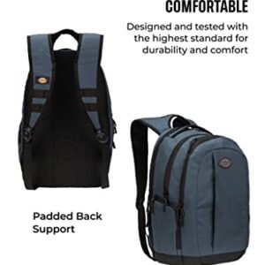 Dickies Laptop Backpack, Water Resistant College Computer Bag For School, Fits 15.6 Inch Notebook (Airforce Blue)