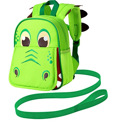 gxtvo Toddler Backpack Leash, 9.5" Kids Dinosaur Safety Leashes Bookbag for Boys Children