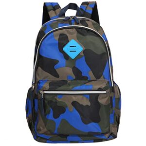 coteetci school backpack for boys camouflage student bookbag lightweight kids shoulder daypack travel back pack