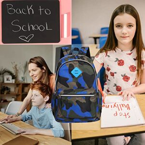 COTEetCI School Backpack for Boys Camouflage Student Bookbag Lightweight Kids Shoulder Daypack Travel Back Pack