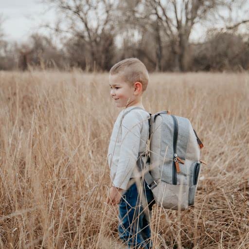 Out of the Woods Supernatural Paper Backpack Multi-Pocket Backpack with Vegan Paper – Washable Backpack with Zippered Body & Front Pocket – Sustainable, Ethical Backpack / Laptop Bag