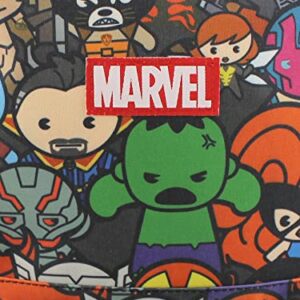 Marvel Kawaii Avengers Boys Girls 16" School Backpack (One Size, Charcoal Grey)