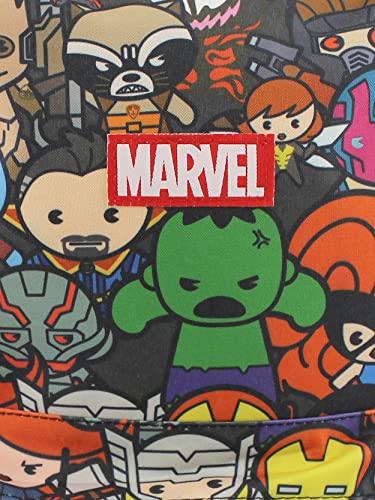 Marvel Kawaii Avengers Boys Girls 16" School Backpack (One Size, Charcoal Grey)