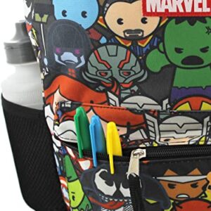 Marvel Kawaii Avengers Boys Girls 16" School Backpack (One Size, Charcoal Grey)