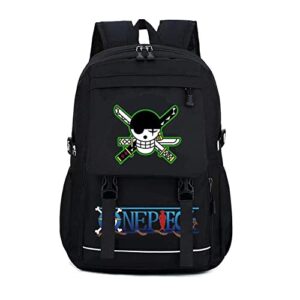 foydz one piece zoro school bag laptop bag backpack travel backpacks
