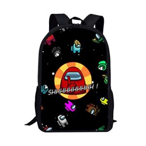 game backpack with side pockets multifunction laptop bag unique book bag durable travel bag for boy girl teen adult