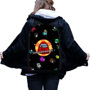 Game Backpack with Side Pockets Multifunction Laptop Bag Unique Book Bag Durable Travel Bag for Boy Girl Teen Adult