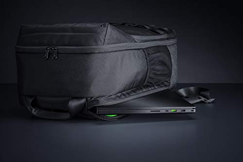 Razer Concourse Pro 18" Backpack: Tear Resistant Bottom - Front Utility Flap for Greater Accessibility - Scratch-Proof Interior - Padded Mesh Weave Straps - Fits Up to 18 inch Laptops - Black