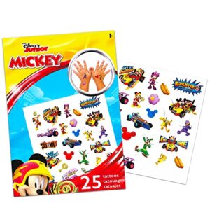 Mickey Mouse Mini Backpack with Lunch Box Set - 4 Pc Bundle with 11" Mickey Backpack, Mickey Mouse Lunch Bag, Temporary Tattoos, More | Mickey Mouse Backpack for Toddler