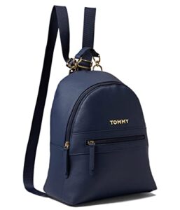 tommy hilfiger kendall ii medium dome backpack saffiano pvc tommy navy one size