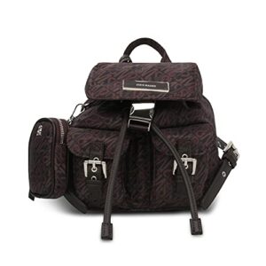 Steve Madden ROLO-L Nylon Mini Backpack, Coffee