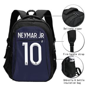 Paris Psg #10 Neymar 2021 Adult Youth Backpacks Student Bag Laptop Bag Bookbag Usb Backpack For Daily