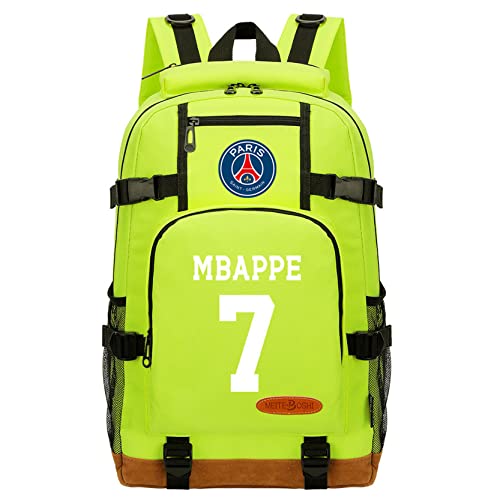 Gengx PSG Graphic Backpack Student Back to School Book Bag,Kids Teens Mbappe Backpack Knapsack