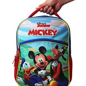 Mickey Mouse and Friends Boys Girls 16 Inch School Backpack (Blue, One Size)