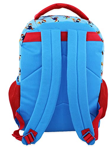 Mickey Mouse and Friends Boys Girls 16 Inch School Backpack (Blue, One Size)