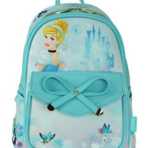 KBNL Princess - Cinderella 11'' Vegan Leather Mini Backpack - A21727, Multicoloured, Medium