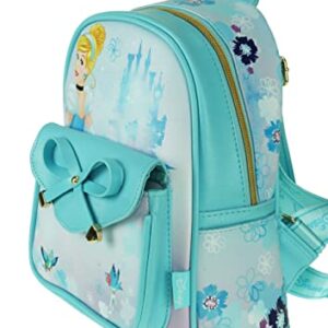 KBNL Princess - Cinderella 11'' Vegan Leather Mini Backpack - A21727, Multicoloured, Medium