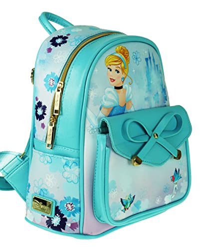 KBNL Princess - Cinderella 11'' Vegan Leather Mini Backpack - A21727, Multicoloured, Medium