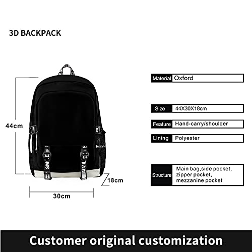 Solo Leveling Anime Backpack 2022 Casual Style School Bag Adults Kids Daypack Unisex Bags (WP11035A04)