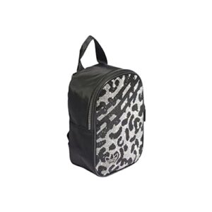 adidas Originals Women's Premium Mini Backpack (One Size, Black/Silver Metallic)