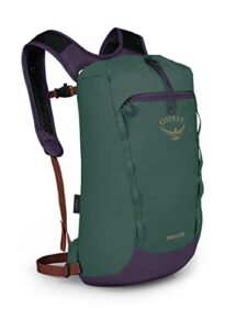 osprey daylite cinch daypack, axo green/enchantment purple