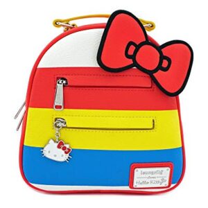 Loungefly Hello Kitty 45th Anniversary Stripes Convertible Mini Backpack