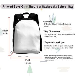 SARA NELL Kids School Backpack Tractor Boys Girls Bag