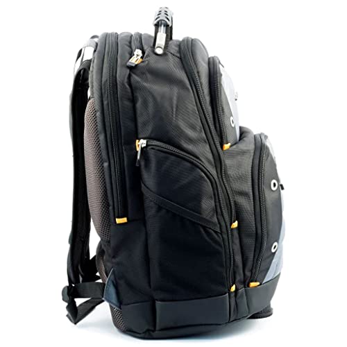 Targus Drifter business Travel Laptop Backpack, Lightweight 32L waterpoorf work+school bag, AntiTheft Commuters rucksack, Laptop Bag for Men & Women gift, for 15.6-Inch Notebook, Black/Grey (TSB238EU)