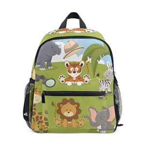 kids backpack woodland animals preschool bag for toddler boy girls schoolbag