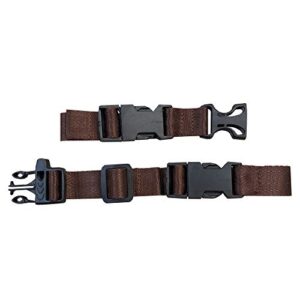hdhyk backpack chest strap- nylon – adjustable universal (brown)