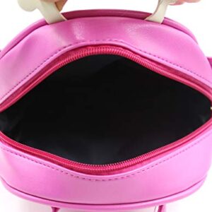 Pamayaneen Cute Bee Backpack Purse for Little Girl Mini Backpack 3D Cartoon Small Leather Daypack for Baby Girl Boy 1-5 Years