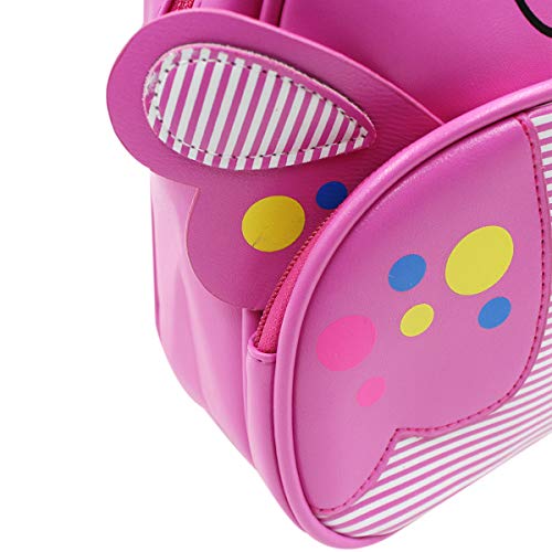 Pamayaneen Cute Bee Backpack Purse for Little Girl Mini Backpack 3D Cartoon Small Leather Daypack for Baby Girl Boy 1-5 Years