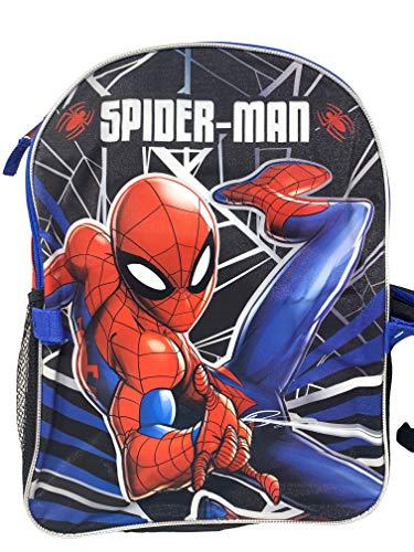 Marvel Spiderman 16" Backpack with Shaped Lunch Bag- SPOU