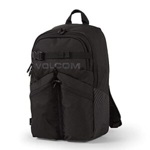 volcom men’s academy backpack, black, one size