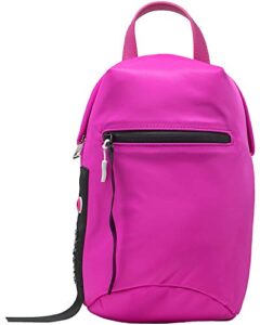 sling bag shoulder crossbody backpack purse, neon pink