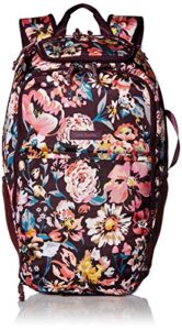 vera bradley women’s lighten up journey backpack, indiana blossoms